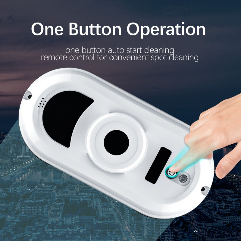 Full-Automatic Intelligent Glass Cleaning Robot – Remote Controlled
