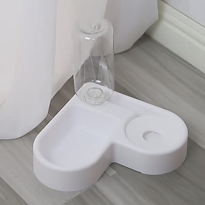 Heart-Shaped Automatic Water Dispenser Pet Bowl
